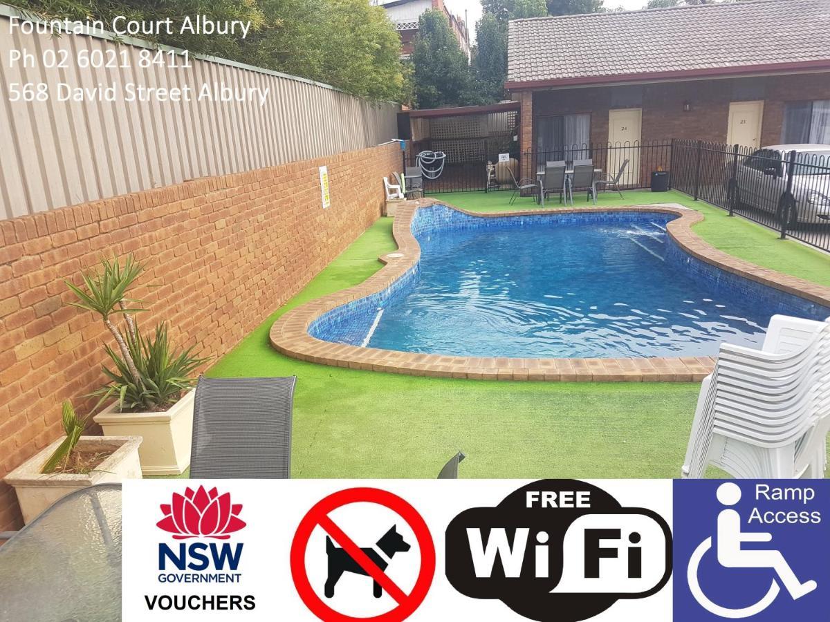 Fountain Court Motor Inn Albury Exterior foto