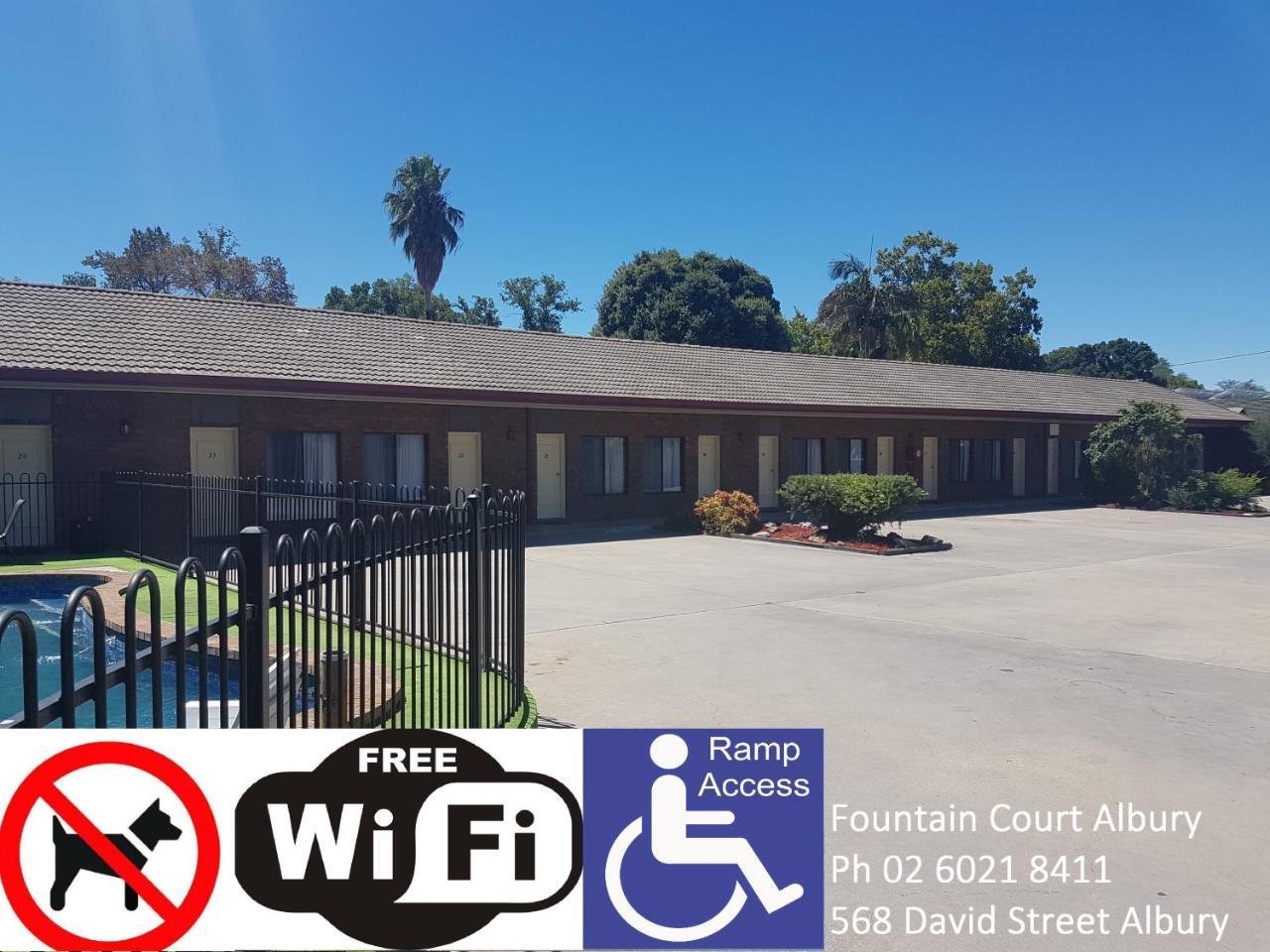 Fountain Court Motor Inn Albury Exterior foto