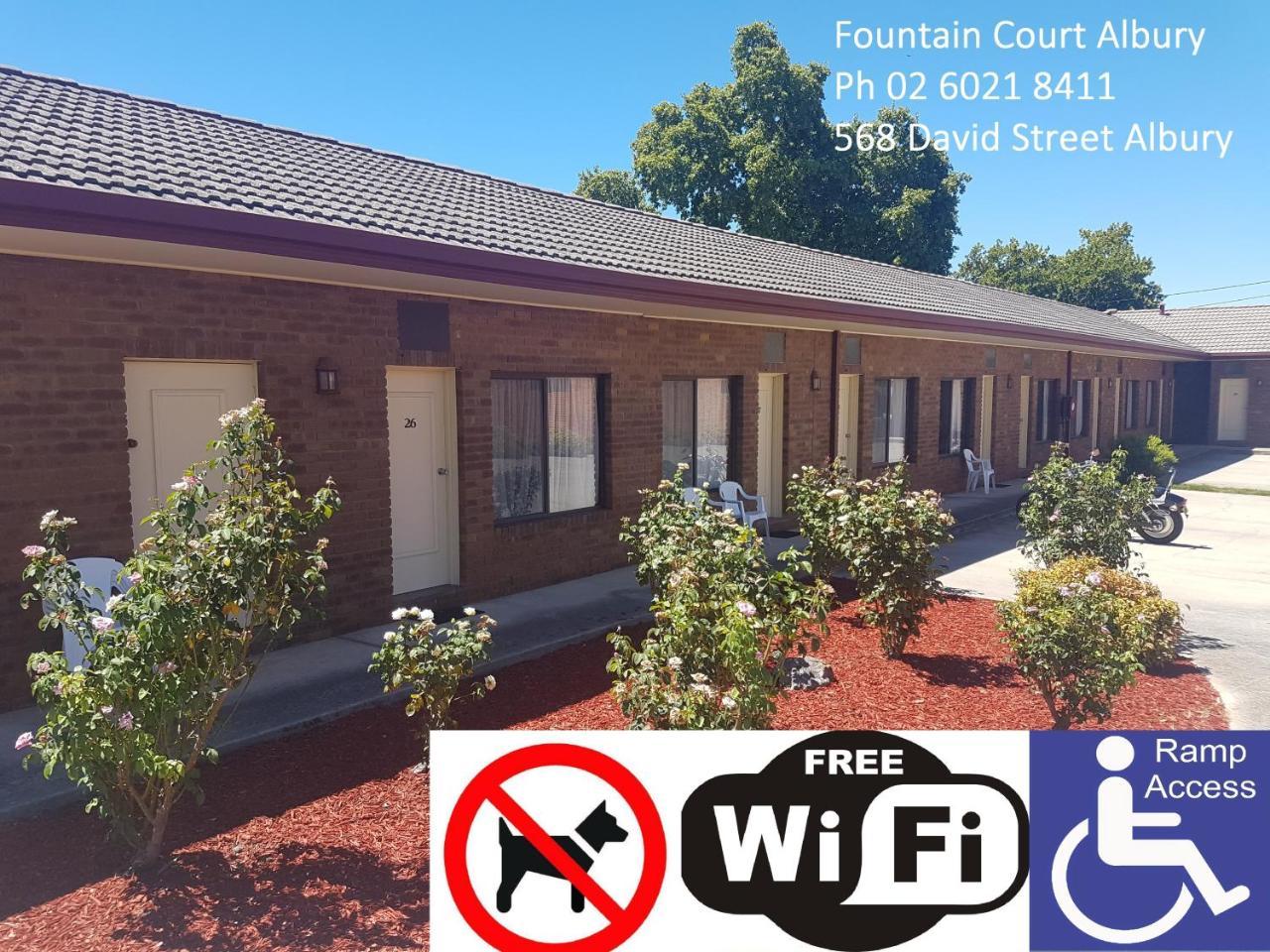 Fountain Court Motor Inn Albury Exterior foto