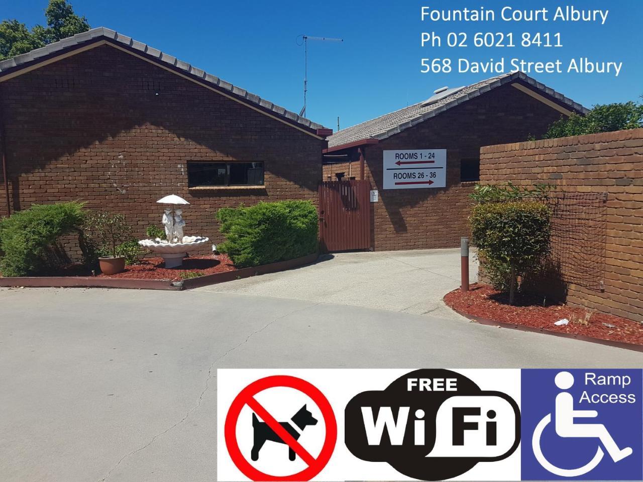 Fountain Court Motor Inn Albury Exterior foto